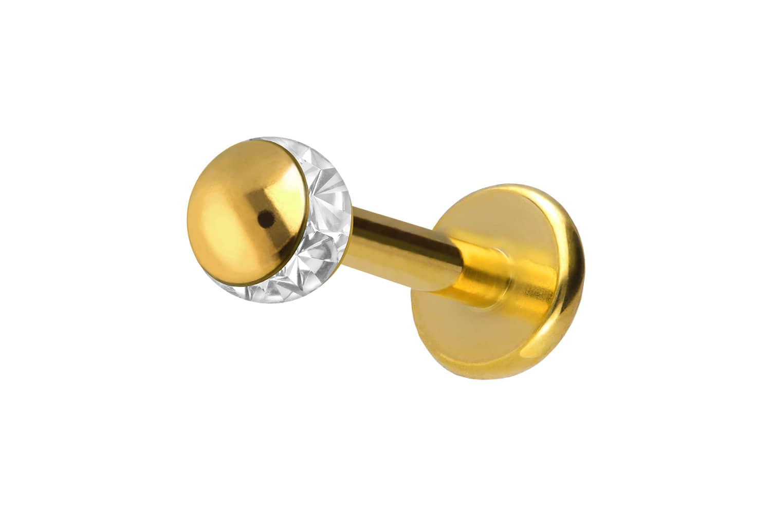 Chirurgenstahl Labret Piercing EPOXY-RING-KUGEL